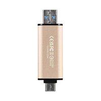 TRANSCEND Flash Disk 256GB JetFlash®930C, TLC, USB 3.2/USB Type C (R:420/W:400 MB/s) černý