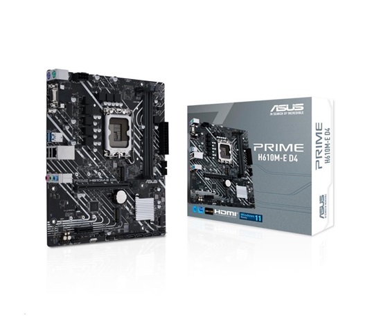 ASUS MB Sc LGA1700 PRIME H610M-E DDR4, Intel H610, 2xDDR4, 1xDP, 1xHDMI, 1xVGA, mATX