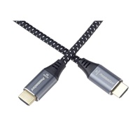 PREMIUMCORD Kabel HDMI 2.1 High Speed + Ethernet kabel 8K@60Hz, zlacené konektory, 1,5m