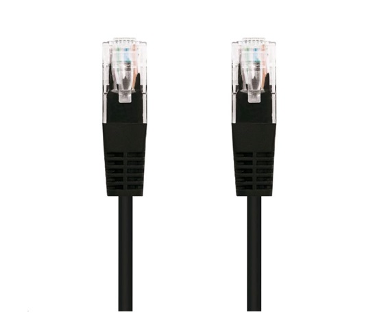 C-TECH kabel patchcord Cat5e, UTP, černý, 0,5m