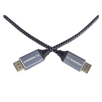 PREMIUMCORD Kabel DisplayPort 1.4 přípojný kabel, kovové a zlacené konektory, 1,5m