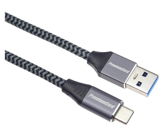PREMIUMCORD Kabel USB-C na USB 3.0 A (USB 3.1 generation 1, 3A, 5Gbit/s) 0,5m oplet