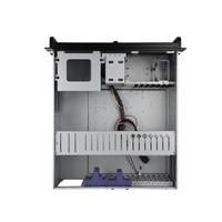 CHIEFTEC skříň Rackmount 4U ATX/mATX, UNC-409S-B, 400W PSF-400B, černá