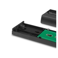 CHIEFTEC externí rámeček na M.2 PCIe NVMe/S-ata SSD Enclosure Tool-Less, s USB Type C konektorem, černá