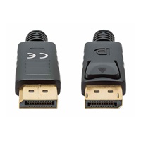 Manhattan kabel DisplayPort 1.4, DisplayPort Male na Male, 2m, černá