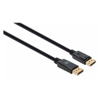 Manhattan kabel DisplayPort 1.4, DisplayPort Male na Male, 3m, černá