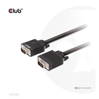 Club3D kabel oboustranný VGA, M/M, 28AWG, 3m