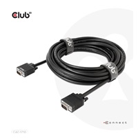 Club3D kabel oboustranný VGA, M/M, 28AWG, 10m
