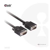 Club3D kabel oboustranný VGA, M/M, 28AWG, 10m