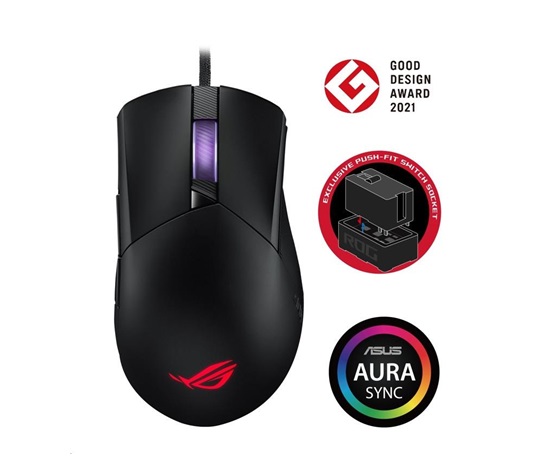 ASUS myš ROG GLADIUS III (P514), USB, černá