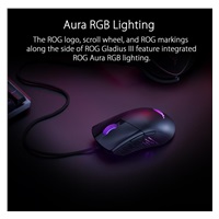 ASUS myš ROG GLADIUS III (P514), USB, černá