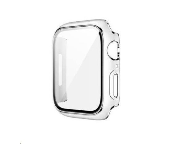 COTECi polykarbonátové pouzdro s ochranou displeje pro Apple Watch 45 mm čirá