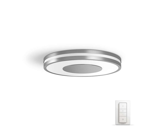 PHILIPS Being Stropní svítidlo, Hue White ambiance, 230V, 1x32W integ.LED, Aluminium