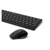 RAPOO set klávesnice a myš 9800M, bezdrátová, CZ/SK, šedá