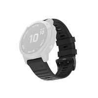 RhinoTech řemínek pro Garmin QuickFit silikonový outdoor 22mm černý