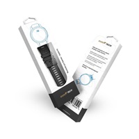 RhinoTech řemínek pro Garmin QuickFit silikonový outdoor 22mm černý