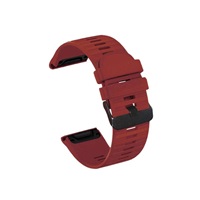 RhinoTech řemínek pro Garmin QuickFit silikonový outdoor 26mm červený