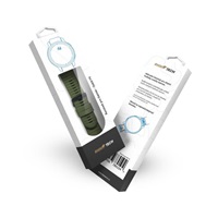 RhinoTech řemínek pro Garmin QuickFit silikonový outdoor 26mm tmavě zelený