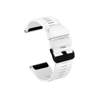 RhinoTech řemínek pro Garmin QuickFit silikonový outdoor 26mm bílý