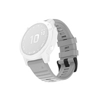 RhinoTech řemínek pro Garmin QuickFit silikonový outdoor 26mm šedý