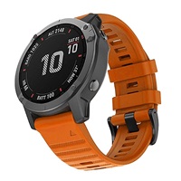 RhinoTech řemínek pro Garmin QuickFit silikonový outdoor 26mm oranžový