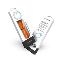 RhinoTech řemínek pro Garmin QuickFit sportovní silikonový 26mm oranžový