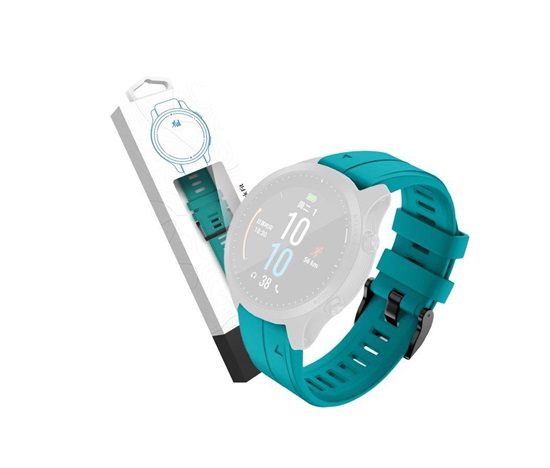 RhinoTech řemínek pro Garmin QuickFit sportovní silikonový 26mm světle zelený