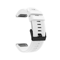 RhinoTech řemínek pro Garmin QuickFit sportovní silikonový 22mm bílý