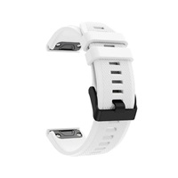 RhinoTech řemínek pro Garmin QuickFit sportovní silikonový 26mm bílý