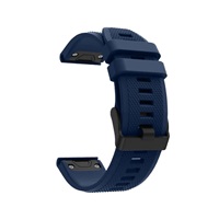 RhinoTech řemínek pro Garmin QuickFit sportovní silikonový 26mm tmavě modrý