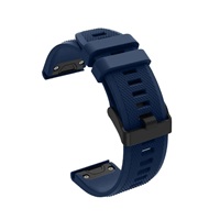 RhinoTech řemínek pro Garmin QuickFit sportovní silikonový 26mm tmavě modrý