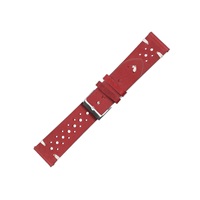 RhinoTech univerzální řemínek Genuine Leather Quick Release 18mm, červená