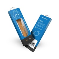 RhinoTech univerzální řemínek Genuine Suede Leather Quick Release 22mm hnědý