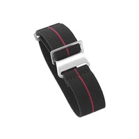 RhinoTech univerzální řemínek nylonový tah Quick Release 20mm černo-červený