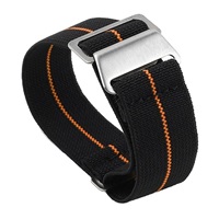 RhinoTech univerzální řemínek nylonový tah Quick Release 20mm černo-oranžový