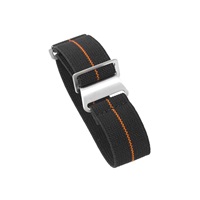 RhinoTech univerzální řemínek nylonový tah Quick Release 22mm černo-oranžový