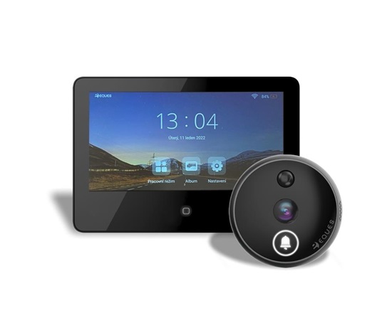 Eques VEIU S31 Digitální dveřní Wi-Fi kukátko