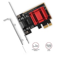AXAGON PCEE-G25, PCIe síťová karta - 1x 2.5 Gigabit Ethernet port (RJ-45), Realtek, PXE, vč. LP