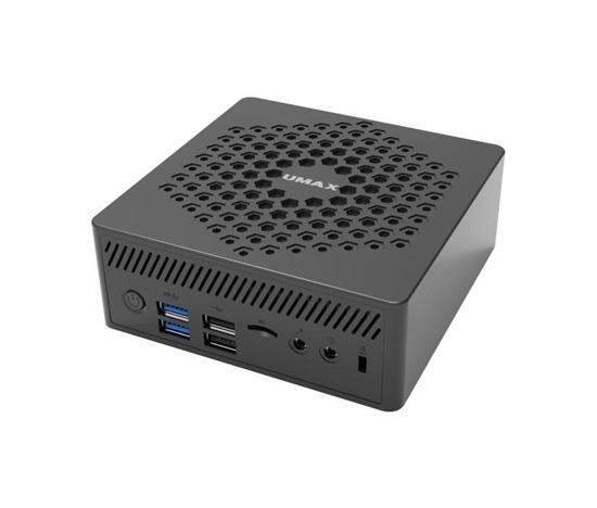 UMAX PC miniPC U-Box N51 Pr - Celeron N5100 @1.1GHz,4 GB DDR4, 128GB, HDMI, VGA, USB 3.0, WiFi,BT, W11Pro