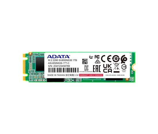 ADATA SSD 1TB SU650NS38 PCIe Gen3x4 M.2 2280 (R:xx/W:xx MB/s)