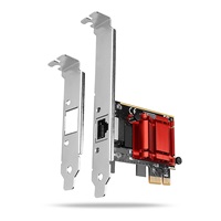 AXAGON PCEE-GIX, PCIe síťová karta - 1x Gigabit Ethernet port (RJ-45), Intel i210AT, PXE, vč. LP