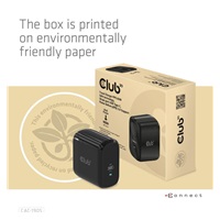 Club3D cestovní nabíječka PPS 65W GAN technologie, USB Type-C, Power Delivery(PD) 3.0 Support