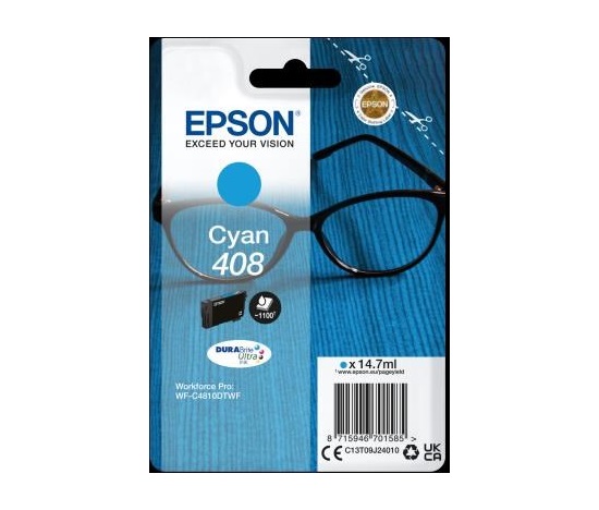 EPSON ink Cyan 408L DURABrite Ultra Ink