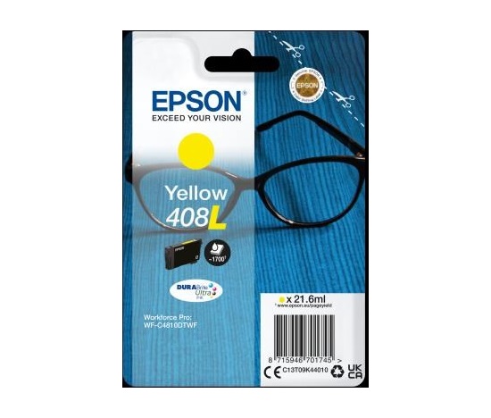 EPSON ink Yellow 408L DURABrite Ultra Ink