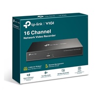 TP-Link VIGI NVR1016H, videorekordér, 16 channels, 1x100Mb/s LAN, 1xVGA,2xUSB2.0,1xHDMI