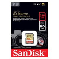 SanDisk SDXC karta 256GB Extreme (190 MB/s Class 10, UHS-I U3 V30)