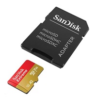 SanDisk micro SDXC karta 256GB Extreme (190 MB/s Class 10, UHS-I U3 V30) + adaptér