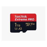 SanDisk micro SDXC karta 1TB Extreme PRO (200 MB/s Class 10, UHS-I U3 V30) + adaptér