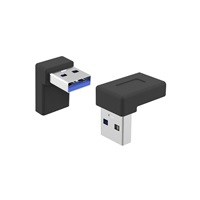 PremiumCord USB redukce USB-C  - USB3.0 typ A  (F/M), zahnutá 90°
