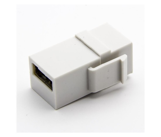 PremiumCord USB propojka USB2.0, pro instalaci do keystone zásuvky